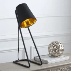 Guarnere Table Lamp - 20 Inch Height - TBL3004 - Black/Gold - Safavieh -My home decor GUEST 7bff5bef e107 47fc 993d 784f7dbf8abf