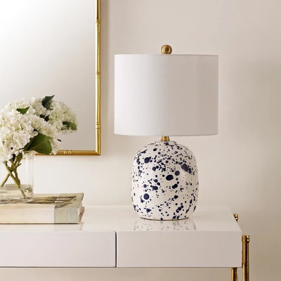 Wallace Table Lamp - 19.25 Inch Height - TBL4273 - Ivory - Safavieh 2 Wallace Table Lamp - 19.25 Inch Height - TBL4273 - Ivory - Safavieh - Image 2