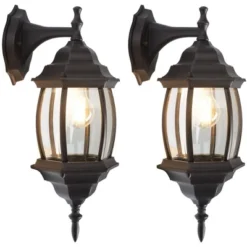 Grazia 6.5" Outdoor Sconce (Set Of 2) - PLT7002 - Bronze - Safavieh