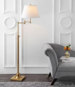 Ingram Swing Floor Lamp - LIT4301 - Safavieh -My home decor GUEST 81b6eca6 7a03 4c17 b387 3481bc64ff07