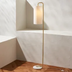 Troilus 64" Floor Lamp - FLL7005 - Gold/White Marble - Safavieh -My home decor GUEST 828d1e77 5575 4c4f bef4 36691e712281
