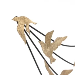 Amarali 32" Iron Wall Decor - WDC5004 - Black/Gold - Safavieh -My home decor GUEST 84730f05 3d8e 4ffd a60b 1cc76fdcfa7b