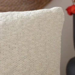 Boo Pillow - Natural/Black - 20"x20'' - Safavieh -My home decor GUEST 87731fb0 3770 4cae 8351 ef82ebf19b35