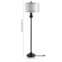Erlan Floor Lamp - FLL4083 - Safavieh -My home decor GUEST 8a540f7f c3ef 4c1e a02b f687c7b2719d