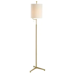 Ezekiel Floor Lamp - FLL4063 - Brass - Safavieh