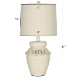 Marquesa Vase Lamp (Set Of 2) - 24 Inch Height - LIT4043 - Cream - Safavieh -My home decor GUEST 8c5e5684 ba04 41e0 be61 1943f3919566