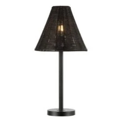 Ricki Table Lamp - 24 Inch Height - TBL4589 - Black - Safavieh