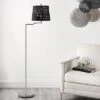 Berman 60" Floor Lamp - FLL4110 - Black/Chrome - Safavieh