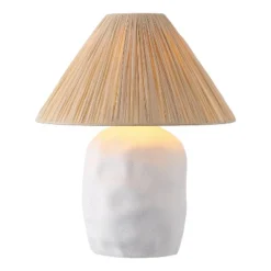 Leola 21" Table Lamp - TBL4652 - Cream/Natural - Safavieh