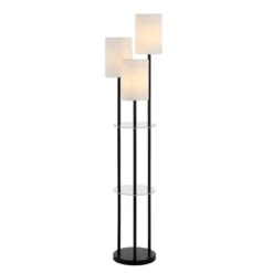 Soren 62.5" Floor Lamp - FLL4096 - Black - Safavieh