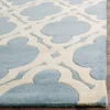 3'x5' Lindsey Quatrefoil Design Tufted Accent Rug Blue/Ivory - Safavieh