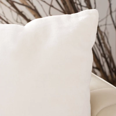Noel Pillow - Beige - 18" X 18" - Safavieh 1 Noel Pillow - Beige - 18" X 18" - Safavieh