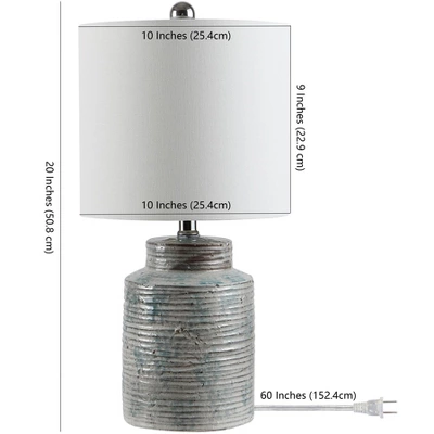 Boris Glass Table Lamp - Blue - Safavieh 2 Boris Glass Table Lamp - Blue - Safavieh - Image 2