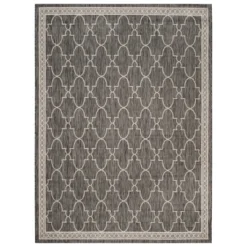 Brielle Outdoor Rug - Black / Beige - Safavieh -My home decor GUEST 9301f267 6122 405b a0d1 605c703e3638