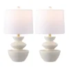 Jorden 21.5" Table Lamp (Set Of 2) - TBL4642 - White - Safavieh