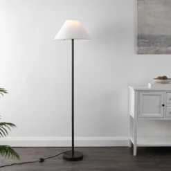 Zaire 65" Floor Lamp - FLL4132 - Black - Safavieh -My home decor GUEST 96bd9d68 c645 445d b8d9 fe5e70892c9c