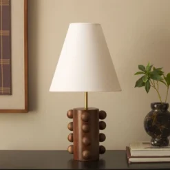 Millie 22" Wood Table Lamp - TBL3023 - Walnut - Safavieh -My home decor GUEST 977af9d4 83f1 4acc 8bd9 d52feba2bd08