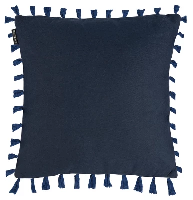Marni Pillow - Blue/Cream - 16" X 16" - Safavieh 2 Marni Pillow - Blue/Cream - 16" X 16" - Safavieh - Image 2