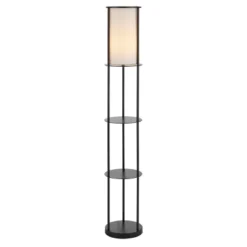 Hayes 59.5" Floor Lamp - FLL4097 - Oil Rub Bronze - Safavieh