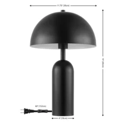 Ryler Table Lamp - 19 Inch Height - TBL4539 - Black - Safavieh -My home decor GUEST 9bcbff42 7695 475b bec7 ddd3c7f73dd0