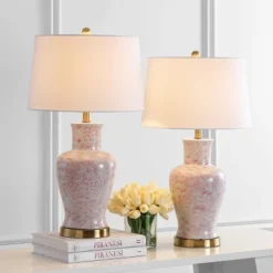 Calli Table Lamp (Set Of 2) - 28 Inch Height - TBL4161 - Pink/White - Safavieh 11 Calli Table Lamp (Set Of 2) - 28 Inch Height - TBL4161 - Pink/White - Safavieh -My home decor GUEST a057c65e 79ce 4fc5 9a2e 588a9e744c28