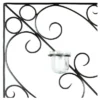 28.3" X 28.3" Votive Wall Décor Black - Safavieh