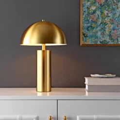Iria Table Lamp - 20.5 Inch Height - TBL4319 - Gold - Safavieh -My home decor GUEST a1300bd8 3cb7 40f1 8744 ae514d5d6e96