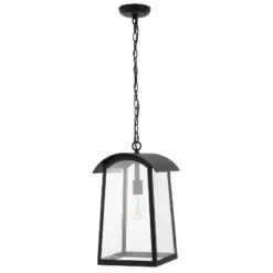 Adalai 10" Outdoor Pendant - PLT4028 - Black - Safavieh -My home decor GUEST a145d7cc 67ba 4632 bba2 b3ed68edeef8