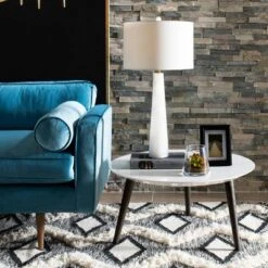 Delilah Alabaster Table Lamp - 30 Inch Height - TBL4067 - White - Safavieh -My home decor GUEST a47ea8e8 0264 491a a233 2633f8b956dc