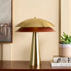 Rafaela 18" Table Lamp - TBL2033 - Brass - Safavieh -My home decor GUEST a49a613e 1593 4a04 8acb aed2793bd35b