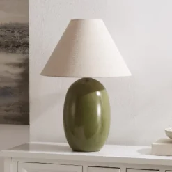 Josi 24" Table Lamp - TBL4660 - Green - Safavieh -My home decor GUEST a68d54a2 86da 475a a7aa 299cf0c8fd43