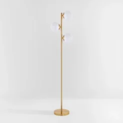 Devlyn 3 Light 62" Floor Lamp - FLL4104 - Gold - Safavieh -My home decor GUEST a780cc8a e2f2 4b2b 8ec9 c290c14ce9ee