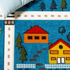 Carousel Kids CRK197 Power Loomed Area Rug - Safavieh -My home decor GUEST aba6275c 9c9e 45d8 8750 42f61b999cc2