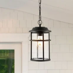 Cianna 5" Outdoor Pendant - PLT4016 - Black - Safavieh -My home decor GUEST aee22a39 bbc4 472f aabc e4cc4e51cdb0