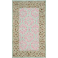 Mina Leaf Hooked Rug - Safavieh -My home decor GUEST b44f4ecf 1465 423a 8b9a b196eb40987c
