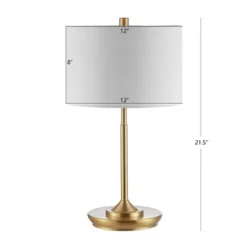 Taren Table Lamp (Set Of 2) - 21.5 Inch Height - TBL4228 - Gold - Safavieh -My home decor GUEST b67f88ff 4bdd 42e8 953e 31223ab5504b