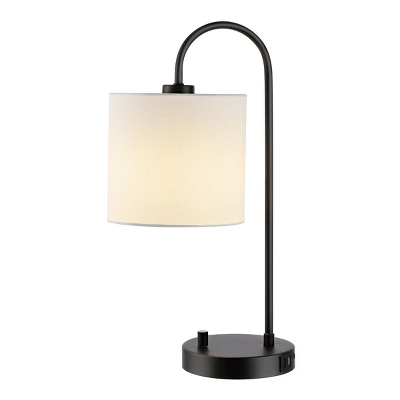 Lybrin Table Lamp W/ USB Port - 19.25 Inch Height - TBL4455 - Black - Safavieh 2 Lybrin Table Lamp W/ USB Port - 19.25 Inch Height - TBL4455 - Black - Safavieh - Image 2