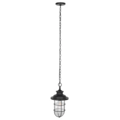 Adelle 9" Outdoor Pendant - PLT7013 - Black - Safavieh -My home decor GUEST b8b3c1cd 914e 4e16 a5da ea9e9cccf57c