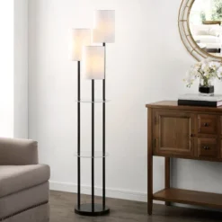 Soren 62.5" Floor Lamp - FLL4096 - Black - Safavieh -My home decor GUEST b93a0311 5469 4a88 ac90 b5c87321734d