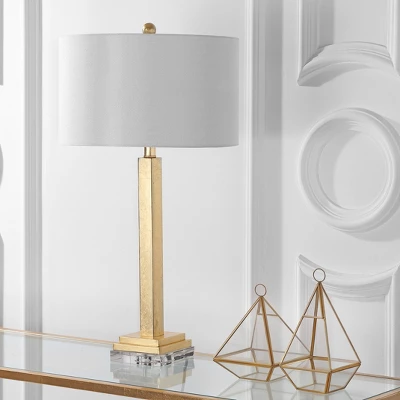 Perri Table Lamp (Set Of 2) - 30 Inch Height - LIT4378 - Gold/Off White - Safavieh 1 Perri Table Lamp (Set Of 2) - 30 Inch Height - LIT4378 - Gold/Off White - Safavieh