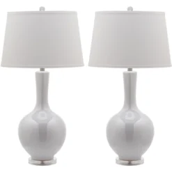 Blanche Gourd Lamp (Set Of 2) - Safavieh -My home decor GUEST ba4a34be cd80 4a8f 81e2 b315dfb4048e