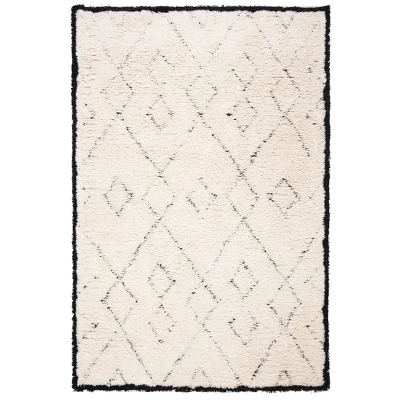Rosalina Rug Ivory/Black - Safavieh 6 Rosalina Rug Ivory/Black - Safavieh - Image 6