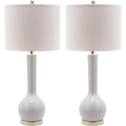 Mae Long Neck Ceramic Table Lamp (Set Of 2) - Safavieh -My home decor GUEST c2dca6c6 4175 4d33 b2bc 7176f426db37