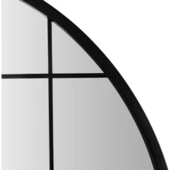 Simmie Mirror - Black - Safavieh -My home decor GUEST c4a09da6 f594 43b5 8520 164478b2adde