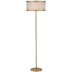 Evie Mesh Floor Lamp - LIT4199 - Gold - Safavieh