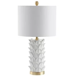 Nico Table Lamp (Set Of 2) - 25 Inch Height - TBL4116 - White/Gold - Safavieh 8 Nico Table Lamp (Set Of 2) - 25 Inch Height - TBL4116 - White/Gold - Safavieh -My home decor GUEST c775f331 99c9 462e 9f20 1d006c221912