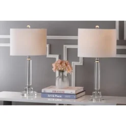 Deco Column Crystal Lamp (Set Of 2) - Safavieh -My home decor GUEST cdcb63f7 20aa 469f b66c 9025f14e2ccb