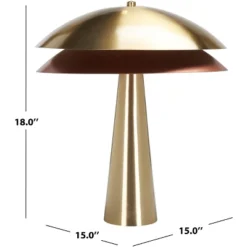 Rafaela 18" Table Lamp - TBL2033 - Brass - Safavieh -My home decor GUEST cf5f599b 2b6b 44f4 941f ae4bfaf099dd