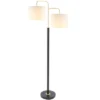 Geordi 64" Floor Lamp - FLL7002 - Black/Gold - Safavieh
