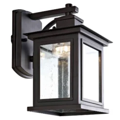 Gorgen Outdoor Wall Lantern - PLT4002 - Oil Rub Bronze - Safavieh